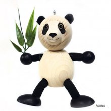 Les Zébulos  :  Panda Poupée ressort